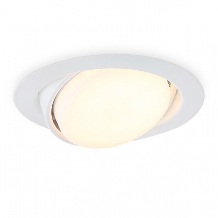 Встраиваемый поворотный светильник Ambrella light Standard Spot GX53 Spot G10122 для прихожей, цвет белый,  в стиле Хай-тек