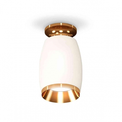 Комплект накладного светильника Ambrella light Techno Spot XS1122044 SWH/PYG белый песок/золото желтое полированное (N6905, C1122, N7034) для магазина, цвет белый