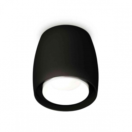 Комплект накладного светильника Ambrella light Techno Spot XS1142001 SBK/SWH черный песок/белый песок (C1142, N7030) для магазина, цвет черный