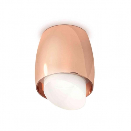 Комплект накладного светильника Ambrella light Techno Spot XS1144021 PPG/FR золото розовое полированное/белый матовый (C1144, N7175) для магазина, цвет розовое золото
