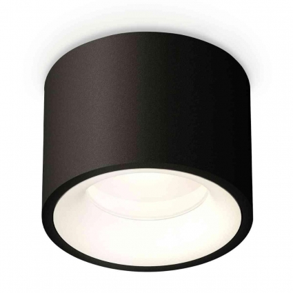 Комплект накладного светильника Ambrella light Techno Spot XS7511020 SBK/SWH черный песок/белый песок (C7511, N7010) для магазина, цвет черный