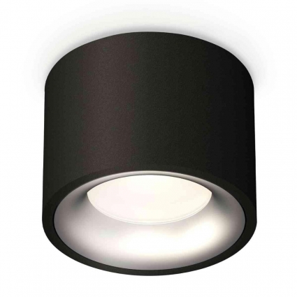 Комплект накладного светильника Ambrella light Techno Spot XS7511023 SBK/MCH черный песок/хром матовый (C7511, N7013) для магазина, цвет черный