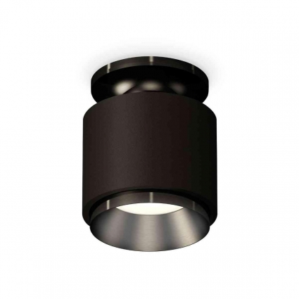 Комплект накладного светильника Ambrella light Techno Spot XS7511060 SBK/PBK черный песок/черный полированный (N7926, C7511, N7031) для магазина, цвет черный