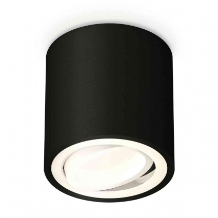 Комплект накладного светильника Ambrella light Techno Spot XS7532001 SBK/SWH черный песок/белый песок (C7532, N7001) для магазина, цвет черный