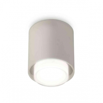 Комплект накладного светильника Ambrella light Techno Spot XS7724015 SGR/FR серый песок/белый матовый (C7724, N7165) для магазина, цвет серый