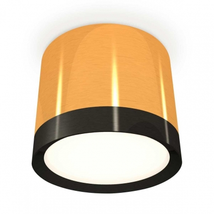 Комплект накладного светильника Ambrella light Techno Spot XS (C8121, N8113) XS8121001 для кафе и ресторанов, цвет золотой