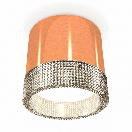 Комплект накладного светильника Ambrella light Techno Spot XS (C8122, N8480) XS8122020 для гостиной, цвет золотой