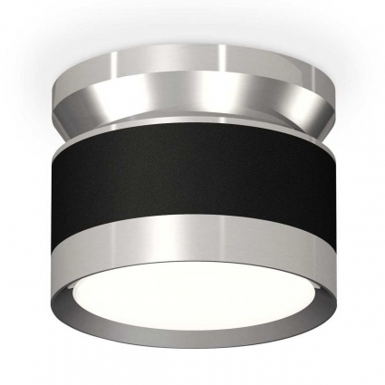 Комплект накладного светильника Ambrella light Techno Spot XS (N8904, C8102, N8118) XS8102055 для гостиной, цвет серебро
