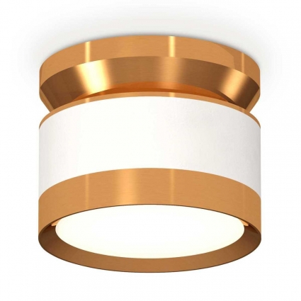Комплект накладного светильника Ambrella light Techno Spot XS (N8909, C8101, N8124) XS8101060 для кухни, цвет золотой