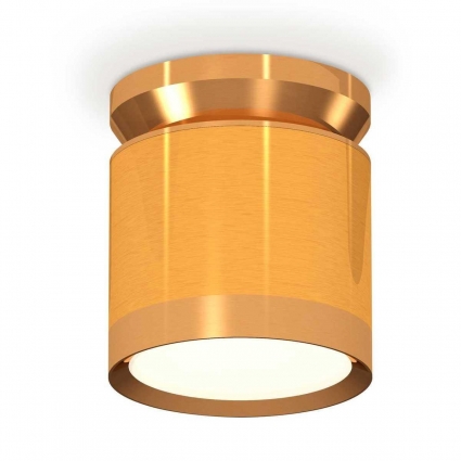 Комплект накладного светильника Ambrella light Techno Spot XS (N8909, C8121, N8124) XS8121035 для гостиной, цвет золотой