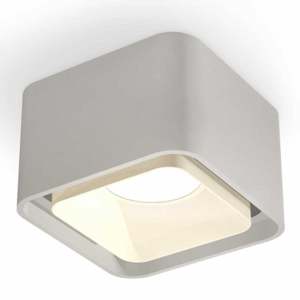 Комплект потолочного светильника Ambrella light Techno Spot XC (C7834, N7755) XS7834010 для офиса, цвет серый
