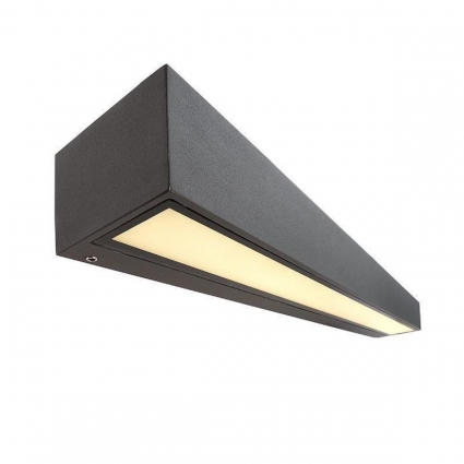 Уличный настенный светодиодный светильник Deko-Light Linear II Double 731129, цвет темно-серый,  в стиле модерн