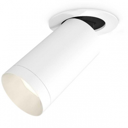 Комплект встраиваемого спота Ambrella light Techno Spot XM (A2241, C6322, N6130) XM6322200 для спальни, цвет белый