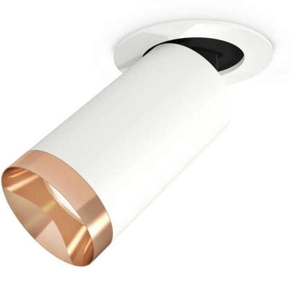 Комплект встраиваемого спота Ambrella light Techno Spot XM (A2241, C6322, N6135) XM6322205 для спальни, цвет белый