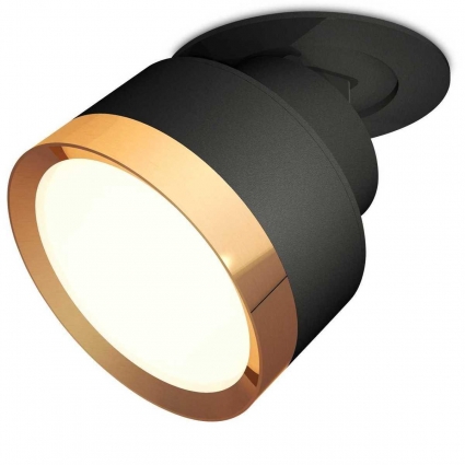 Комплект встраиваемого спота Ambrella light Techno Spot XM (A2242, A2106, C8102, N8124) XM8102502 для прихожей, цвет черный
