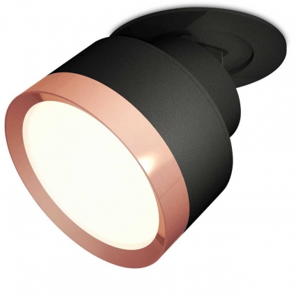 Комплект встраиваемого спота Ambrella light Techno Spot XM (A2242, A2106, C8102, N8126) XM8102503 для прихожей, цвет черный