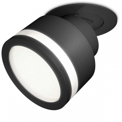 Комплект встраиваемого спота Ambrella light Techno Spot XM (A2242, A2106, C8102, N8415) XM8102522 для прихожей, цвет черный