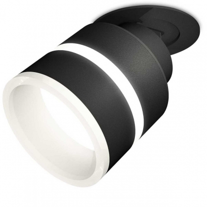 Комплект встраиваемого спота Ambrella light Techno Spot XM (A2242, A2106, C8102, N8445) XM8102524 для прихожей, цвет черный