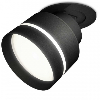 Комплект встраиваемого спота Ambrella light Techno Spot XM (A2242, A2106, C8102, N8462) XM8102525 для прихожей, цвет черный