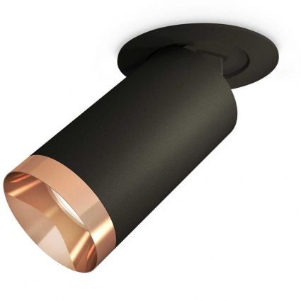 Комплект встраиваемого спота Ambrella light Techno Spot XM (A2242, C6323, N6135) XM6323205 для магазина, цвет черный