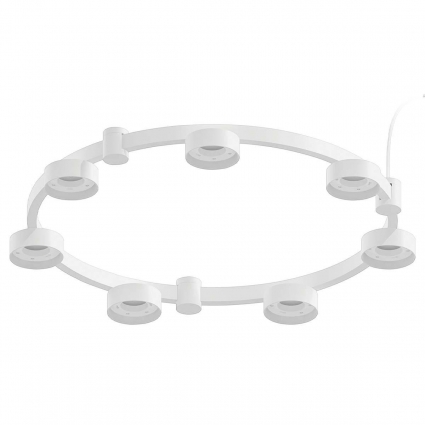 Корпус подвесной люстры Ambrella light DIY Spot Techno Ring SWH белый песок C9236, цвет белый,  в стиле Хай-тек