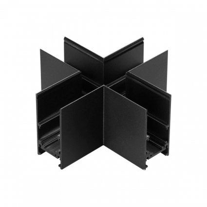 Соединитель X-образный Novotech SHINO NT23 000 135172, цвет черный,  в стиле Хай-тек