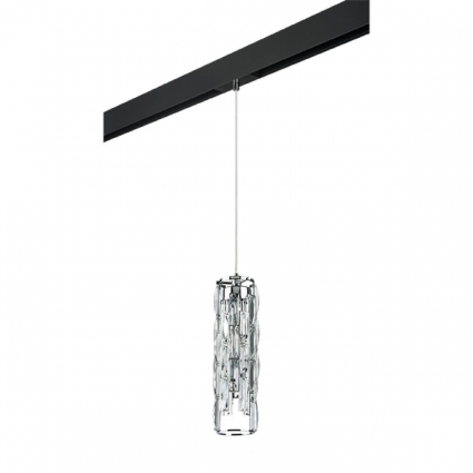 Трековый светильник Lightstar Limpio (722030+595007) PRO722030 для кухни, цвет хром,  в стиле арт-деко