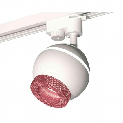 Комплект трекового светильника Ambrella light Track System XT1101062 SWH/PI белый песок/розовый (A2520, C1101, N7193) для магазина, цвет белый
