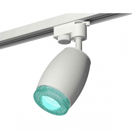 Комплект трекового светильника Ambrella light Track System XT1122023 SWH/BL белый песок/голубой (A2520, C1122, N7194) для магазина, цвет белый