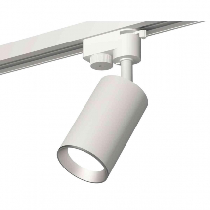 Комплект трекового светильника Ambrella light Track System XT6322004 SWH/PSL белый песок/серебро полированное (A2520, C6322, N6104) для магазина, цвет белый