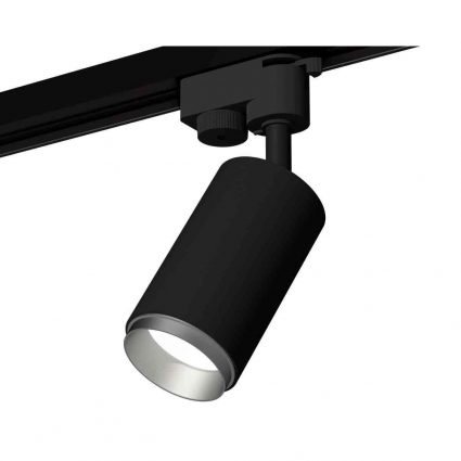 Комплект трекового светильника Ambrella light Track System XT6323043 SBK/MCH черный песок/хром матовый (A2521, C6323, N6123) для магазина, цвет черный