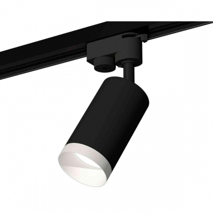 Комплект трекового светильника Ambrella light Track System XT6323060 SBK/SWH черный песок/белый песок (A2521, C6323, N6130) для магазина, цвет черный