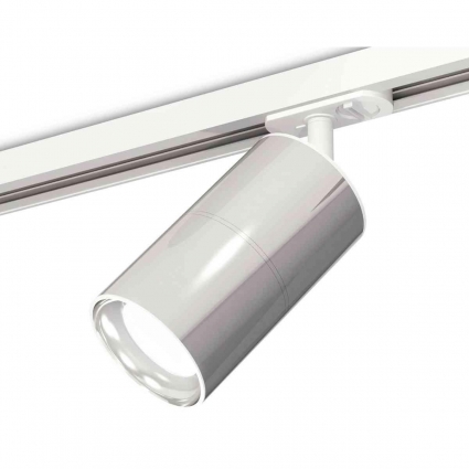 Комплект трекового светильника Ambrella light Track System XT7405001 PSL/SWH серебро полированное/белый песок (A2536, C7405, A2070, C7405, N7022) для магазина, цвет серебро