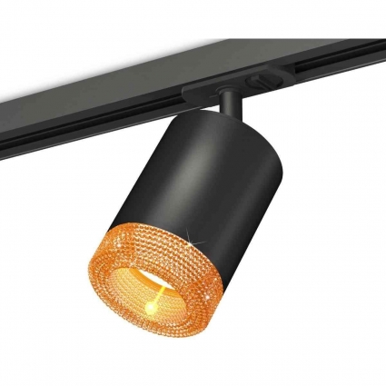 Комплект трекового светильника Ambrella light Track System XT7422011 SBK/CF черный песок/кофе (A2537, C7422, N7195) для магазина, цвет черный