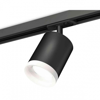 Комплект трекового светильника Ambrella light Track System XT7422021 SBK/FR черный песок/белый матовый (A2537, C7422, N7165) для магазина, цвет черный