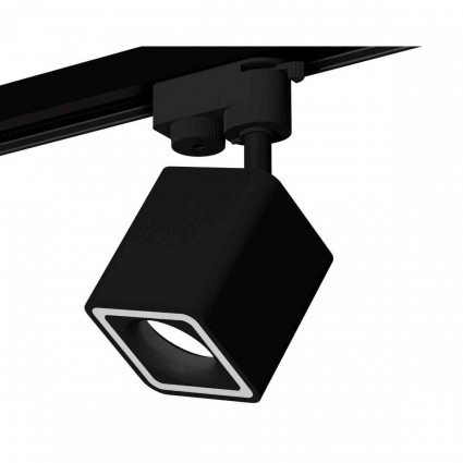 Комплект трекового светильника Ambrella light Track System XT7813020 SBK черный песок (A2521, C7813, N7716) для магазина, цвет черный