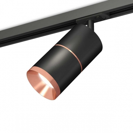 Комплект трекового светильника Ambrella light Track System XT (A2537, C7402, A2073, C7402, N7035) XT7402040 для кафе и ресторанов, цвет черный