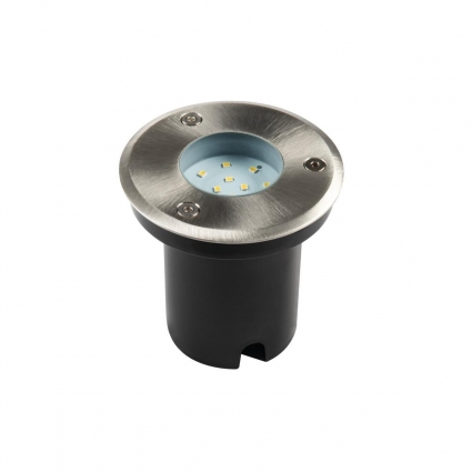 Грунтовый светильник Kanlux GORDO N 1W CW-O-SR 18193, цвет серебро,  в современном стиле