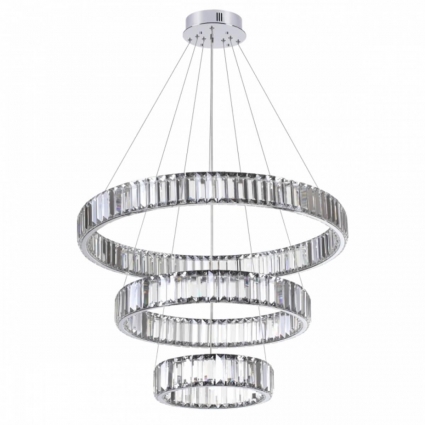 Подвесная люстра Odeon Light Vekia 4930/88L для гостиной, цвет хром,  в стиле модерн