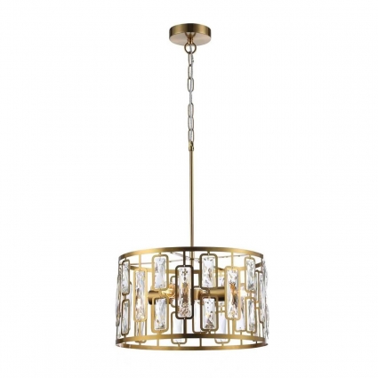Подвесная люстра Escada GLOW 2102/4S Gold для гостиной, цвет золотой,  в стиле модерн