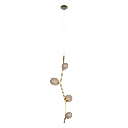 Подвесной светильник Loft IT Sakura 10212/4P Gold для спальни, цвет золотой,  в стиле модерн