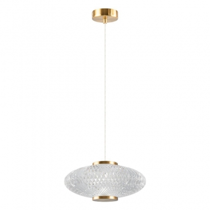 Подвесной светильник Crystal Lux Carazon  SP1 Brass для спальни, цвет латунь
