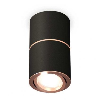 Комплект потолочного светильника Ambrella light Techno Spot XS (C7402, A2073, C7402, N7005) XS7402200 для кафе и ресторанов, цвет черный