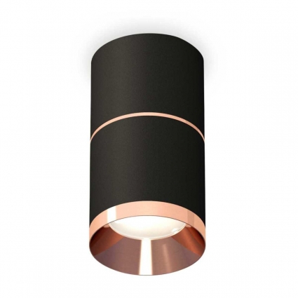 Комплект потолочного светильника Ambrella light Techno Spot XS (C7402, A2073, C7402, N7035) XS7402201 для кафе и ресторанов, цвет черный
