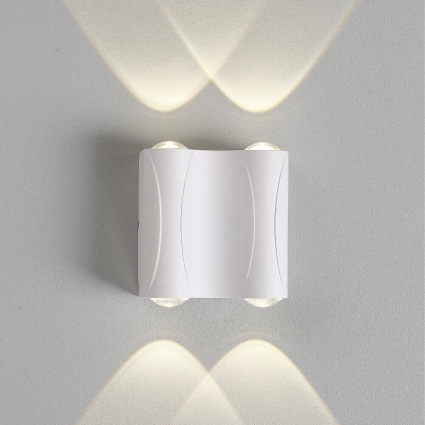 Настенный светодиодный светильник Crystal Lux CLT 022W2 WH 4000K для прихожей, цвет белый,  в стиле Хай-тек