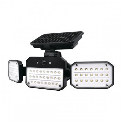 Архитектурный настенный светодиодный светильник Duwi Solar LED на солнеч. бат. с датчиком движ. 25028 9, цвет черный,  в стиле модерн