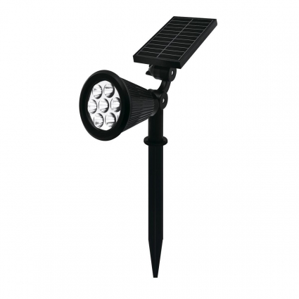 Грунтовый светодиодный светильник Duwi Solar LED на солнеч. бат. с датчиком освещ. 25032 6, цвет черный,  в стиле модерн