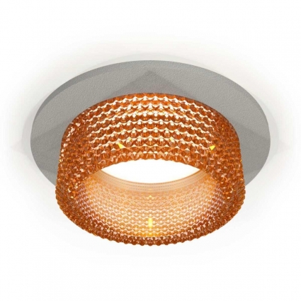 Комплект встраиваемого светильника Ambrella light Techno Spot XC (C6514, N6154) XC6514044 для спальни, цвет кофейный