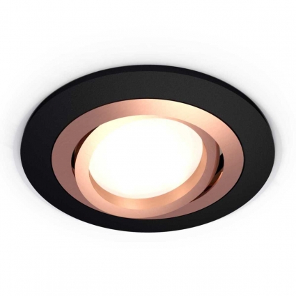 Комплект встраиваемого светильника Ambrella light Techno Spot XC (C7622, N7005) XC7622084 для спальни, цвет черный