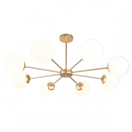 Подвесная люстра Escada ETHEREAL 2110/8P Gold для гостиной, цвет шампань,  в стиле модерн